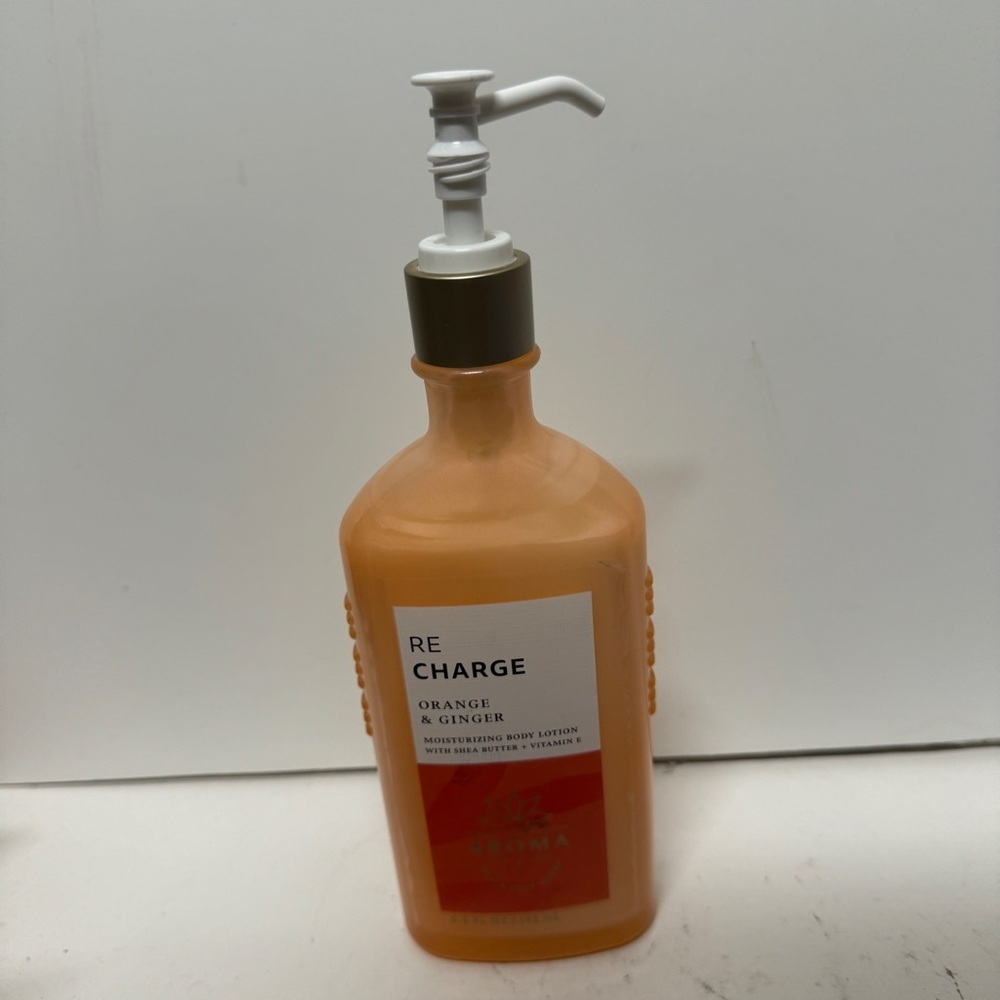Bath Body Works Re Charge Orange Ginger Body Lotion 6.5 OZ